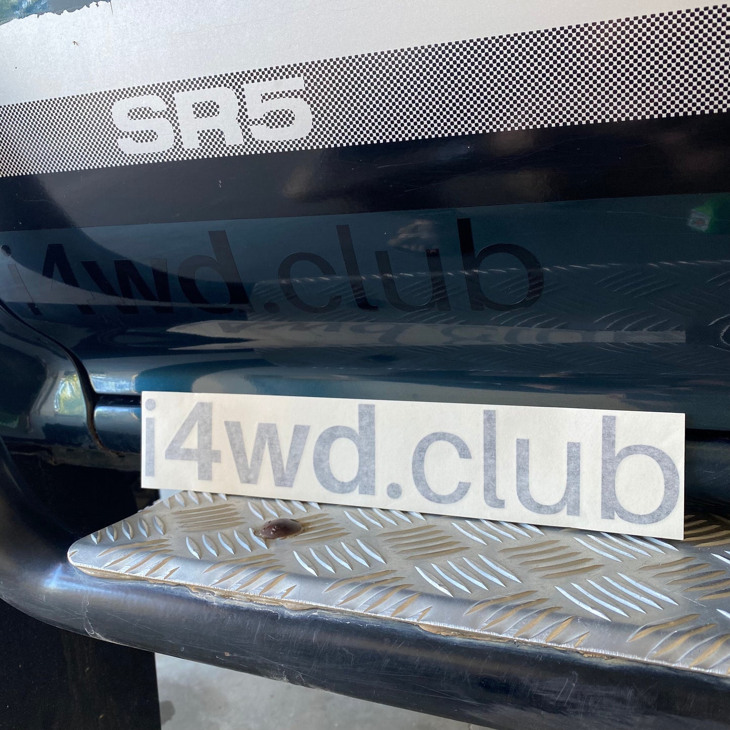 All Black i4wd.club Sticker